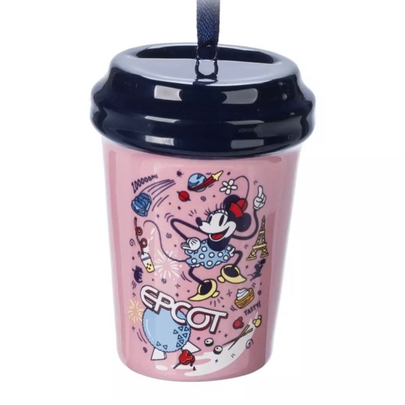 Minnie Mouse Starbucks Cup Ornament – EPCOT - Picture 1 of 3